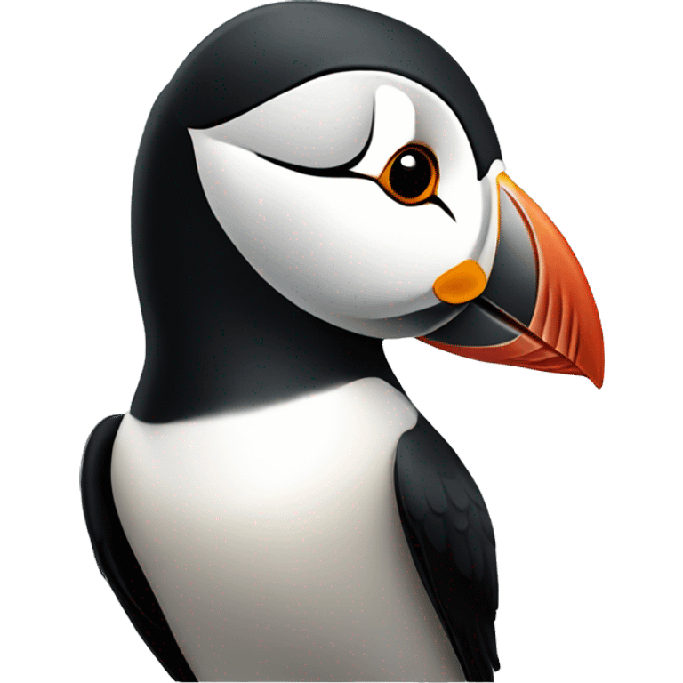 Simple puffin emoji