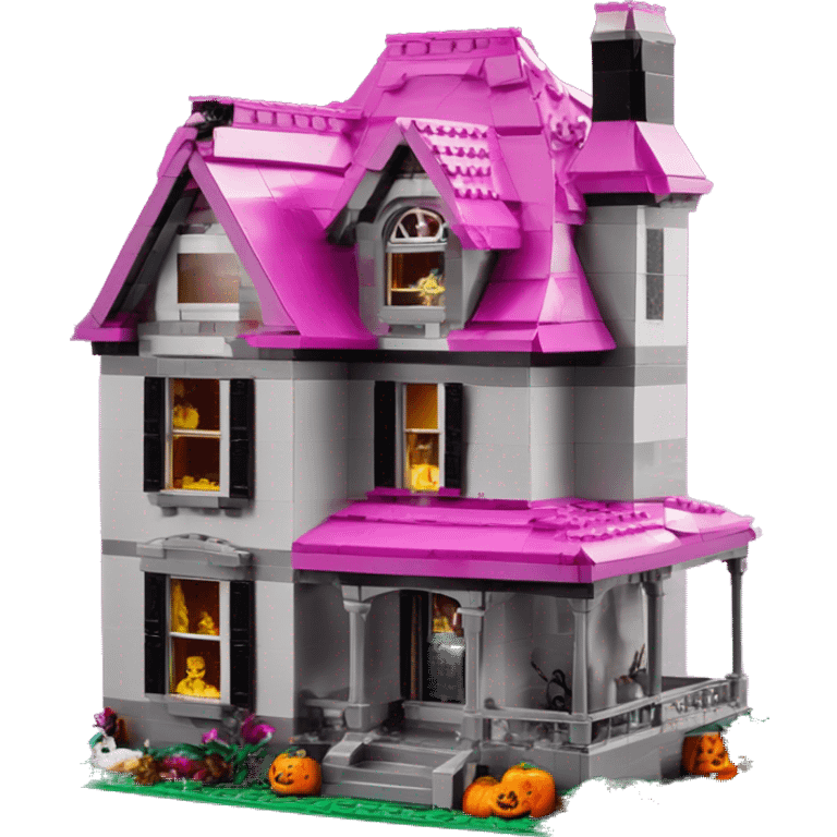 Lego barbie’s haunted dream house  emoji