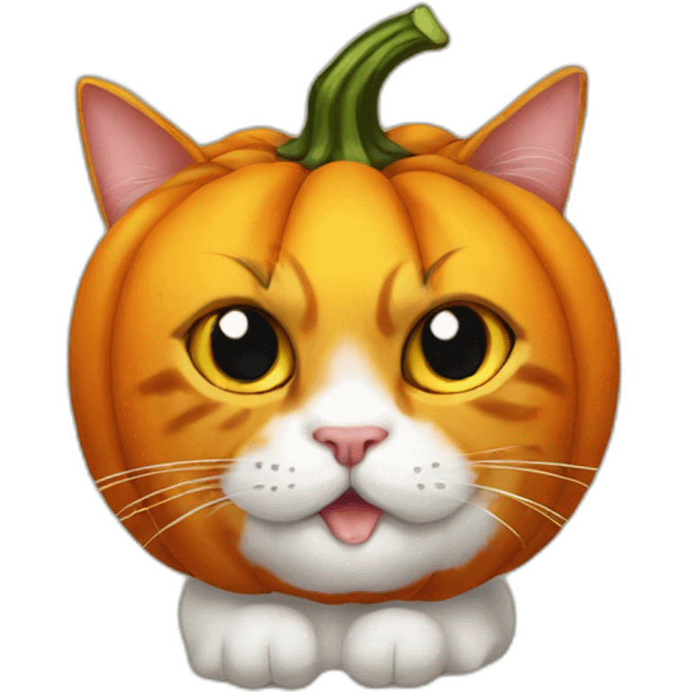 Pumpkin the cat emoji