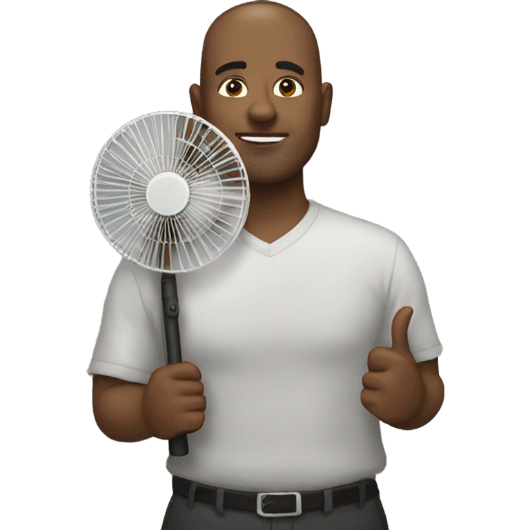 Standing fan emoji