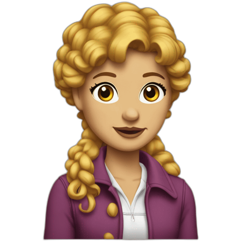 Brittany the chippete from 80’s show emoji