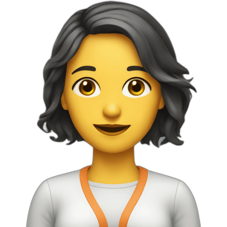 A data scientist girl from Soria emoji