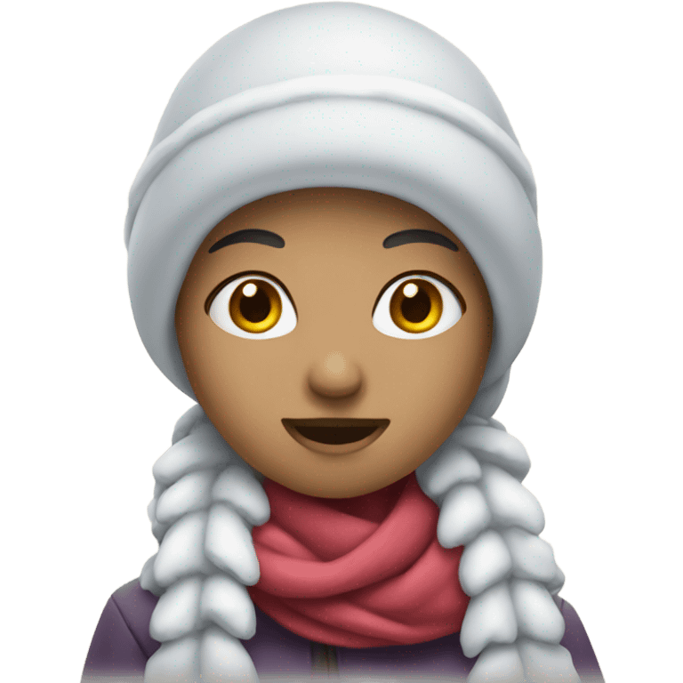 Snow women emoji