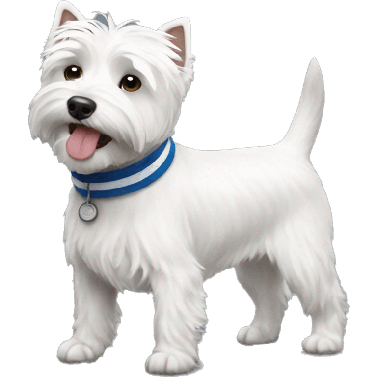 sporty westie emoji