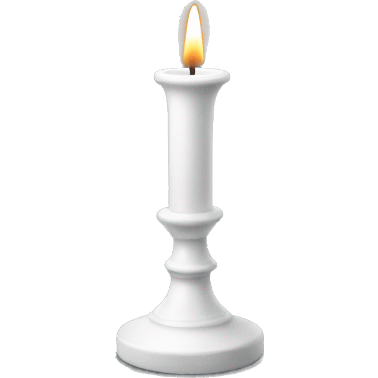 white candlestick emoji