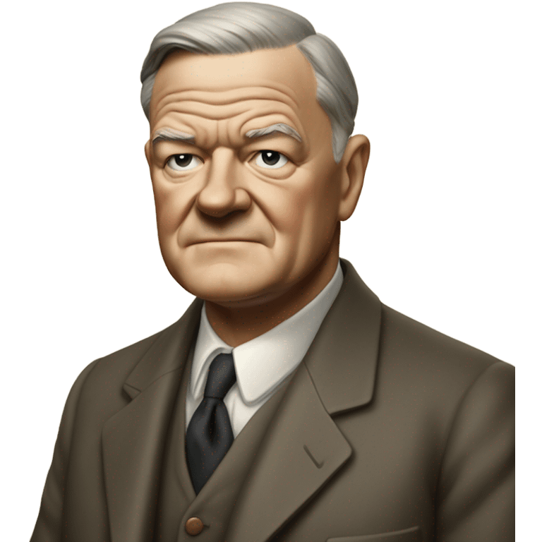 photorealistic Herbert Clark Hoover emoji