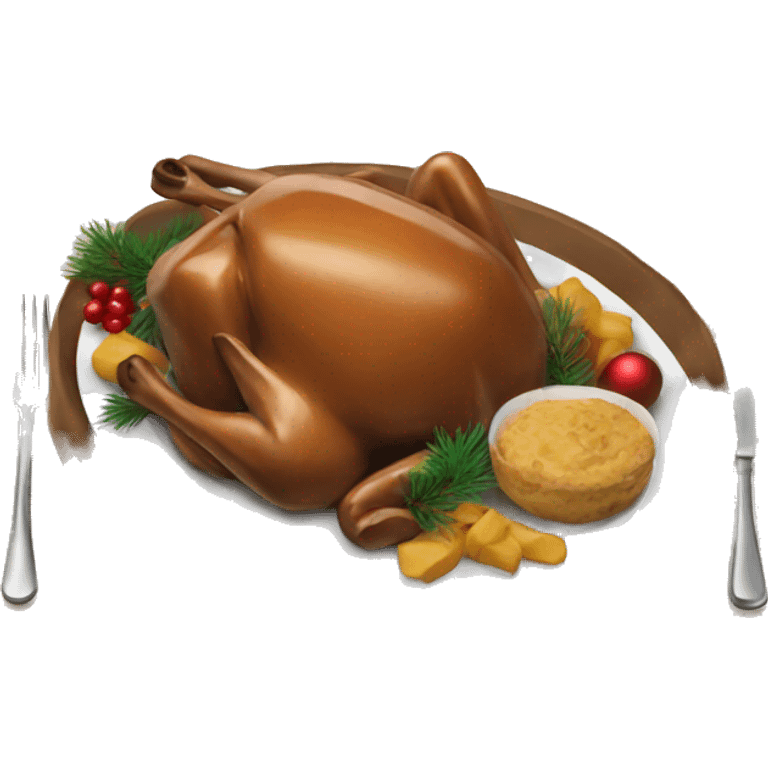 Christmas dinner emoji