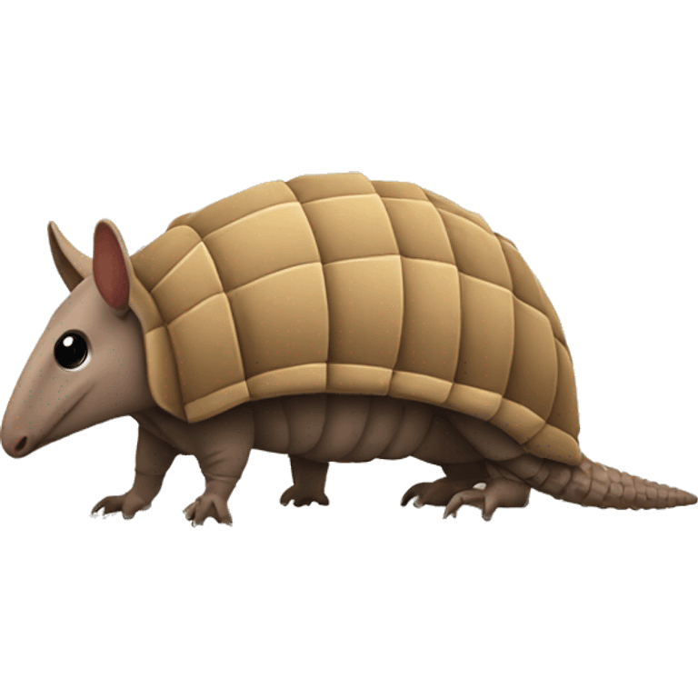 armadillo doing the griddy emoji