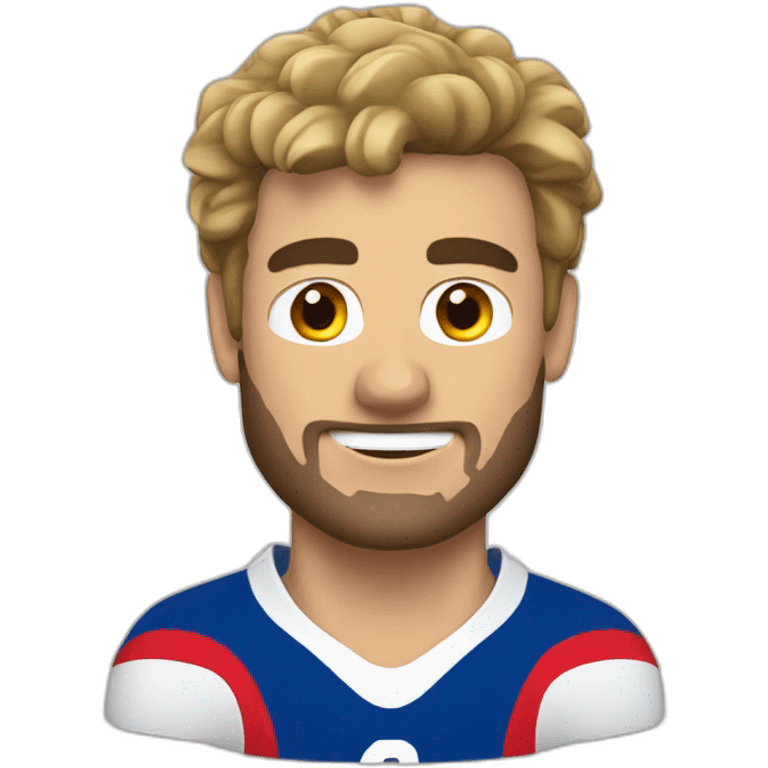 French Rugbyman playing rugby emoji