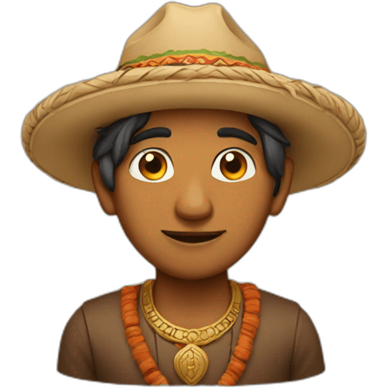 Indian wearing a hat emoji