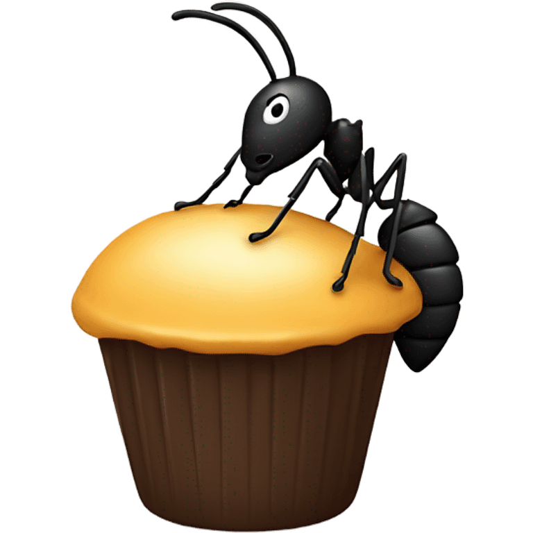 ant eating brigadeiro emoji