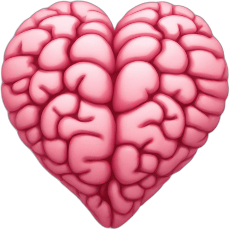 heart, brain emoji