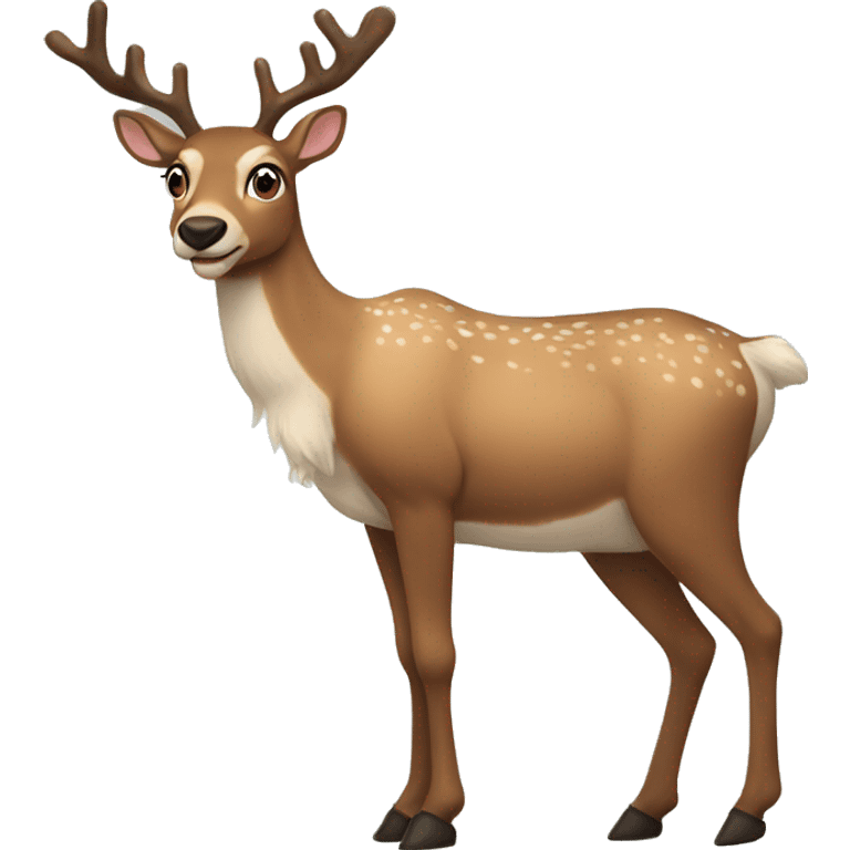 clarice the reindeer fullbody emoji