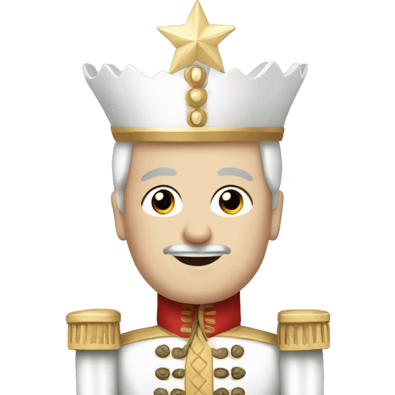 white nutcracker emoji