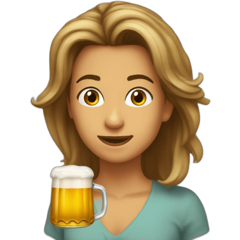  Hoda avec bière emoji