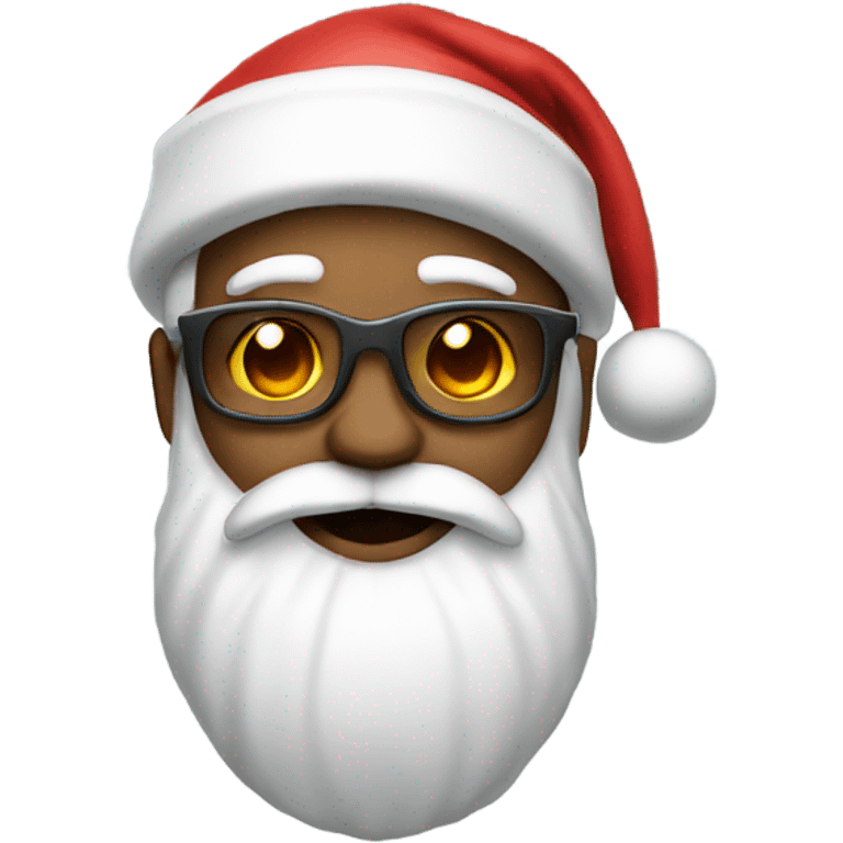 Cool Santa  emoji