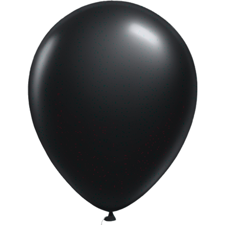 Black ballon emoji