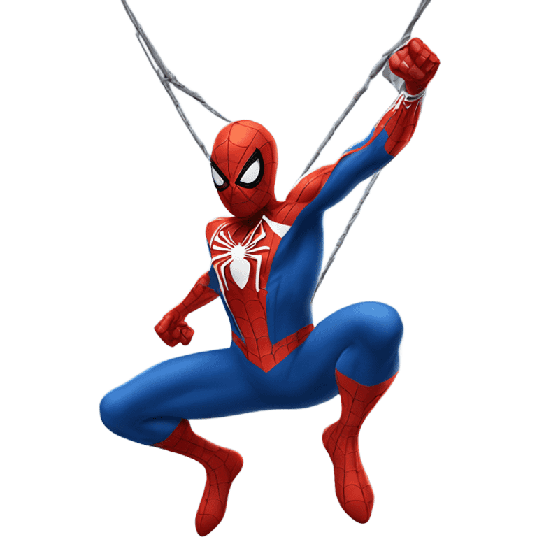 Spider-Man swinging  emoji