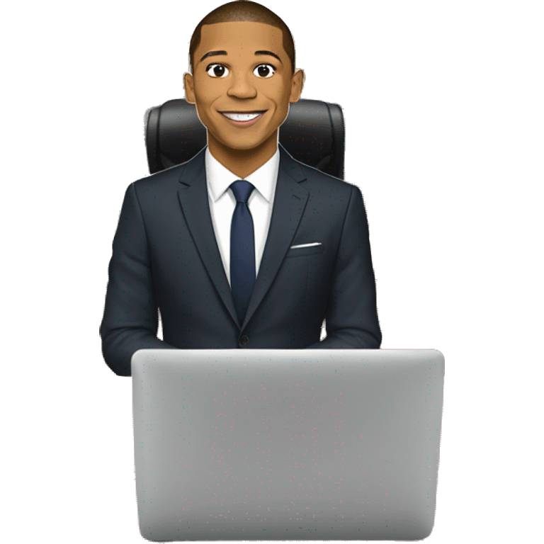 mbappe dans un bureau de vote emoji