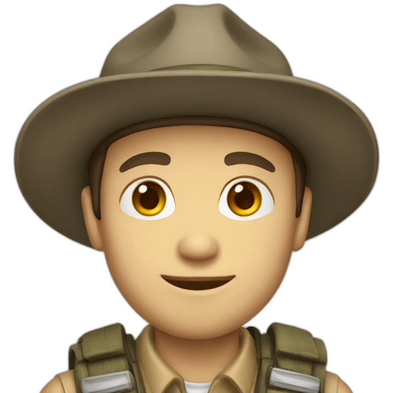 White skin scout emoji