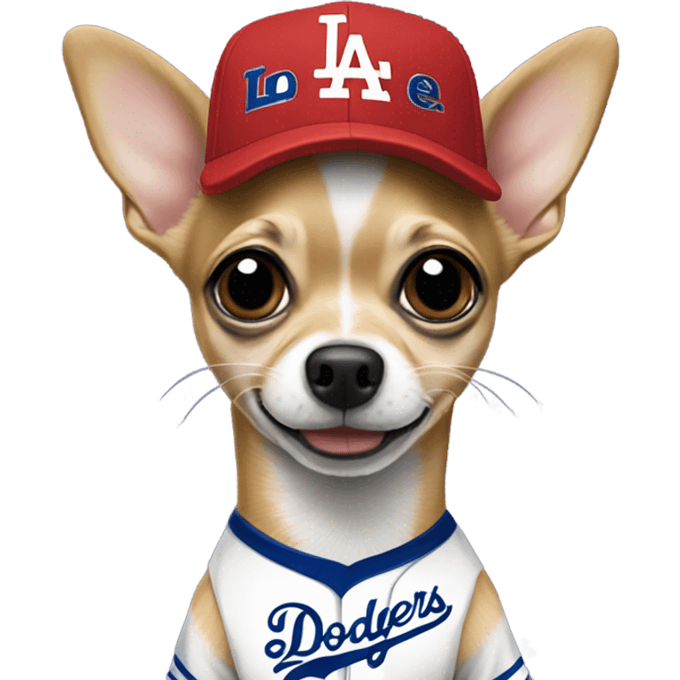 Los Angeles Dodgers Chihuahua emoji