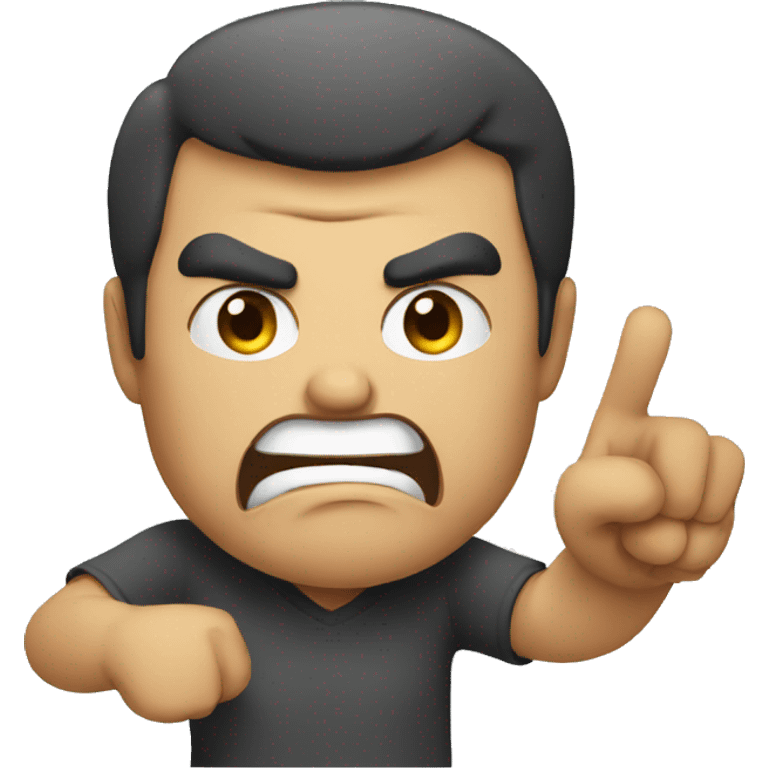 angry man pointing emoji