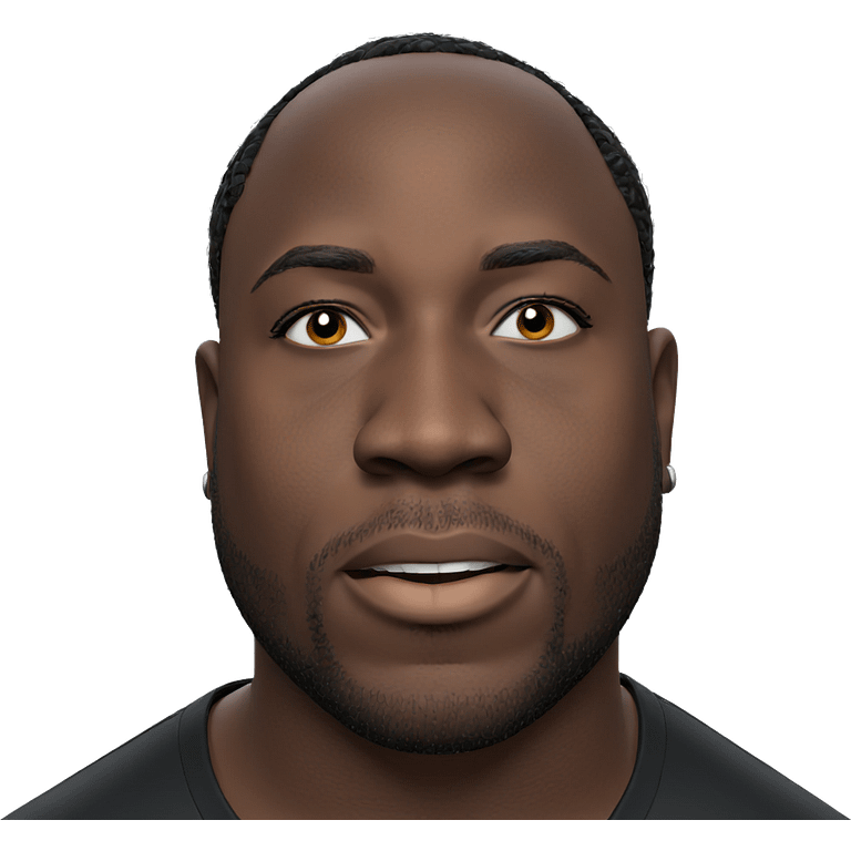 portrait of dark-skinned male emoji