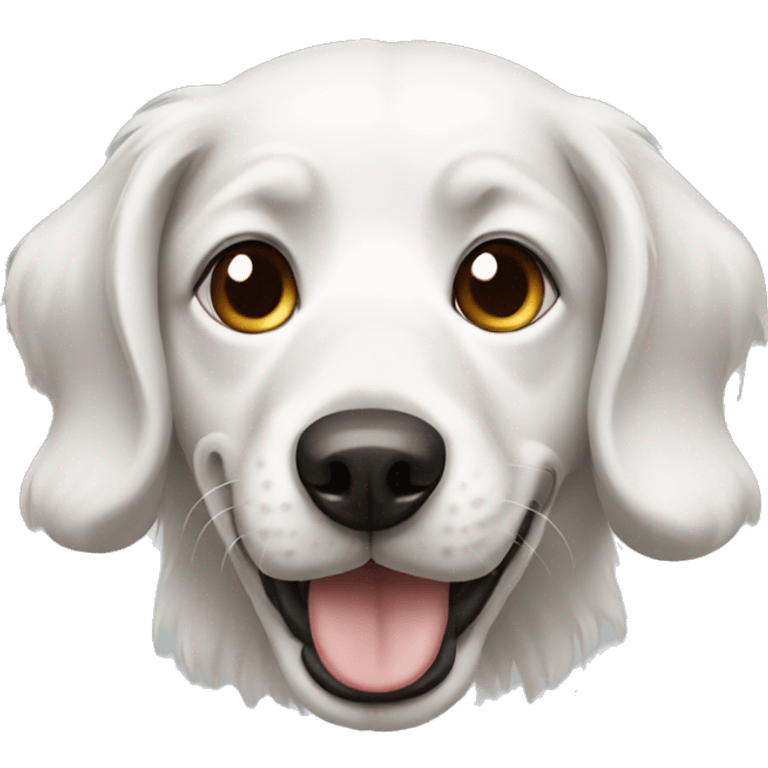 Dog white emoji