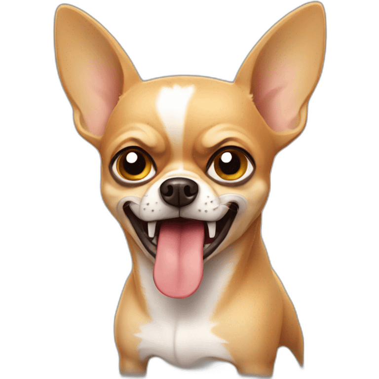 Angry chihuahua emoji