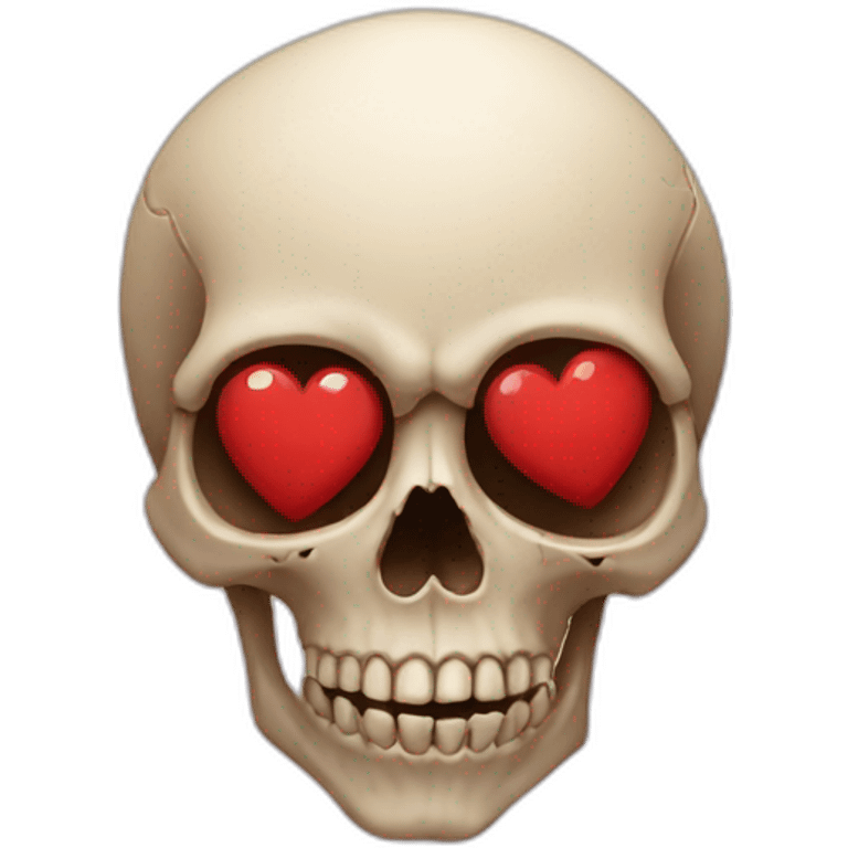 skull heart emoji