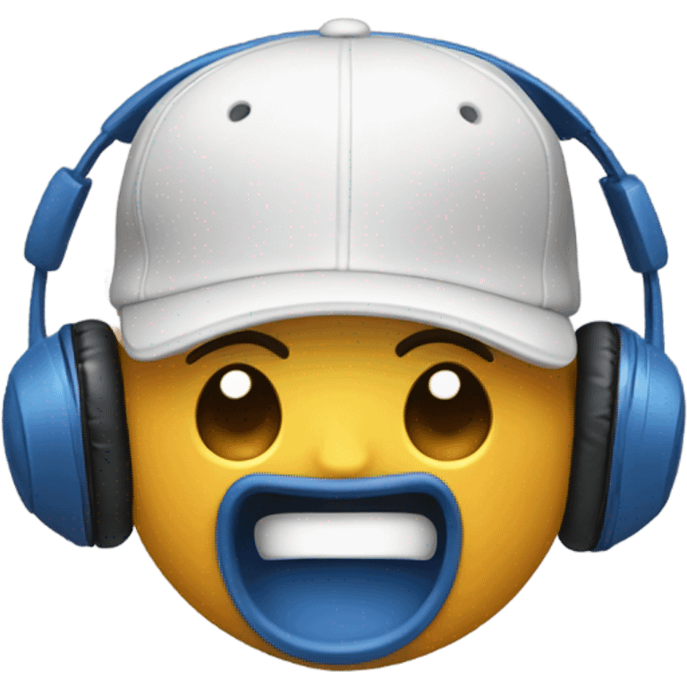 baseball with headphones emoji