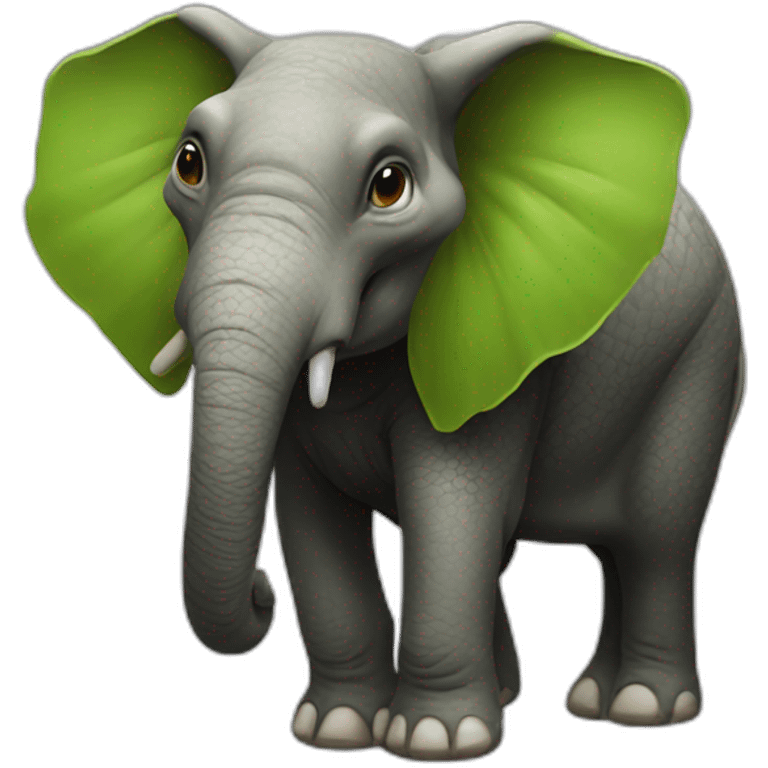 Tortue sur elephant emoji