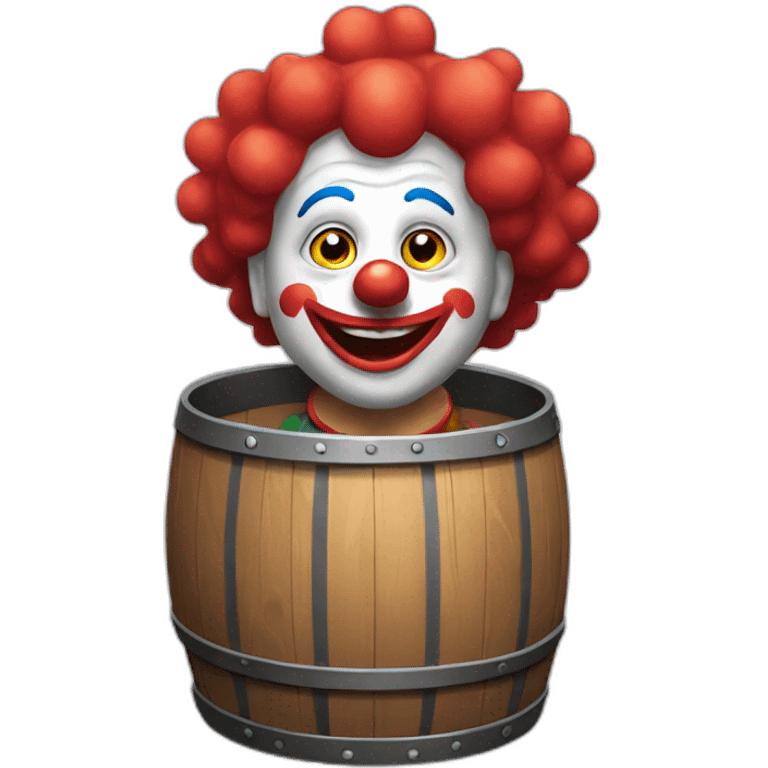 clown barrel emoji