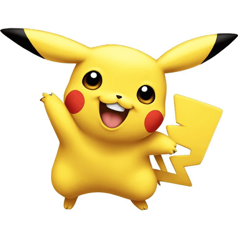 Pikachu smile  emoji