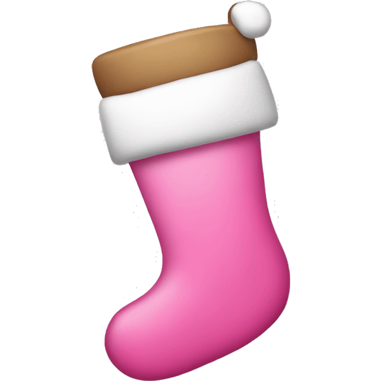 Pink stocking emoji