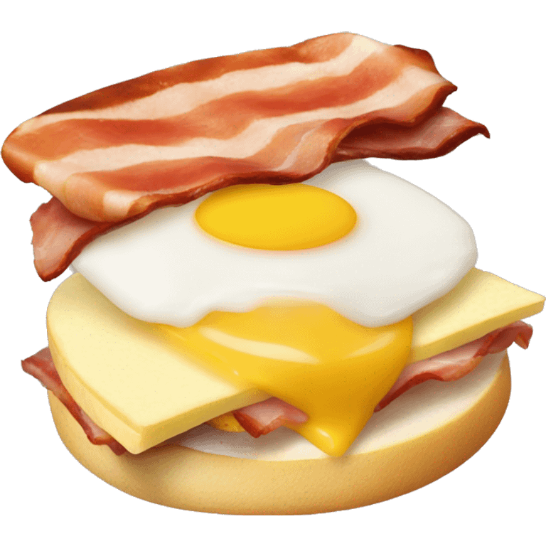 bacon egg and cheese emoji