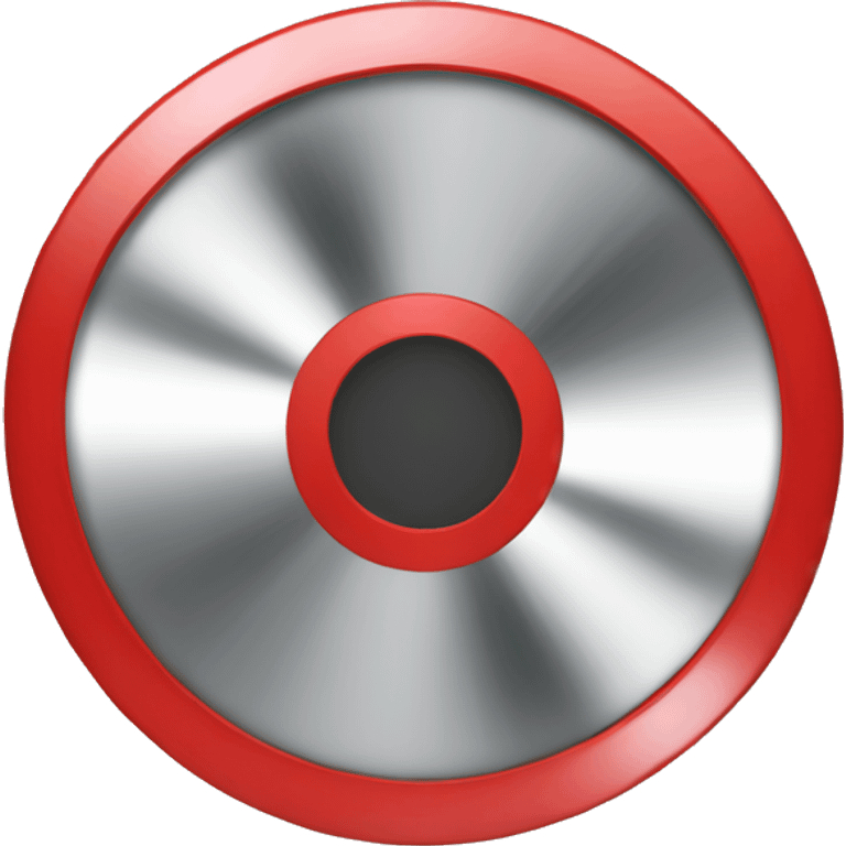 red CD emoji