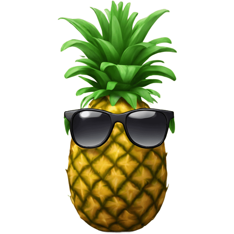 Pineapple with Sunglasses emoji