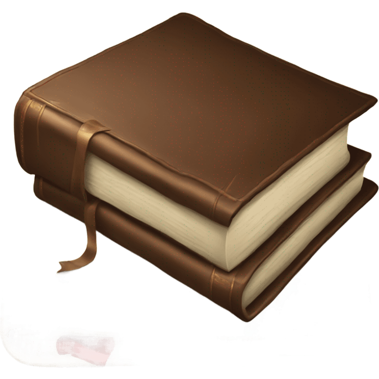 luxury brown book emoji