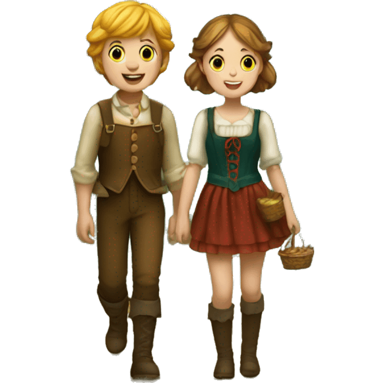 hansel and gretel went to the forest emoji