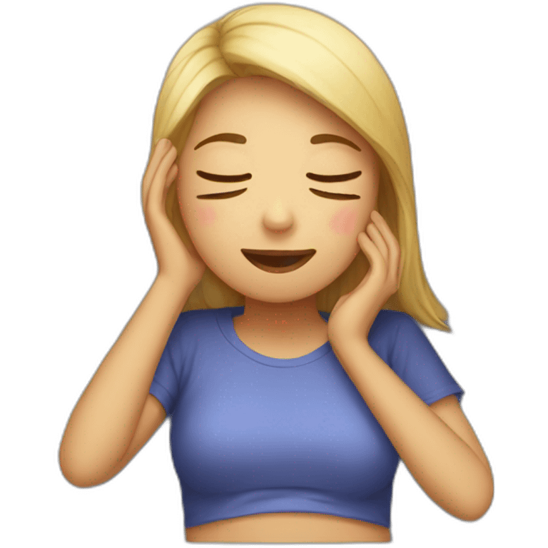 Girl talk in call while sleeping  emoji