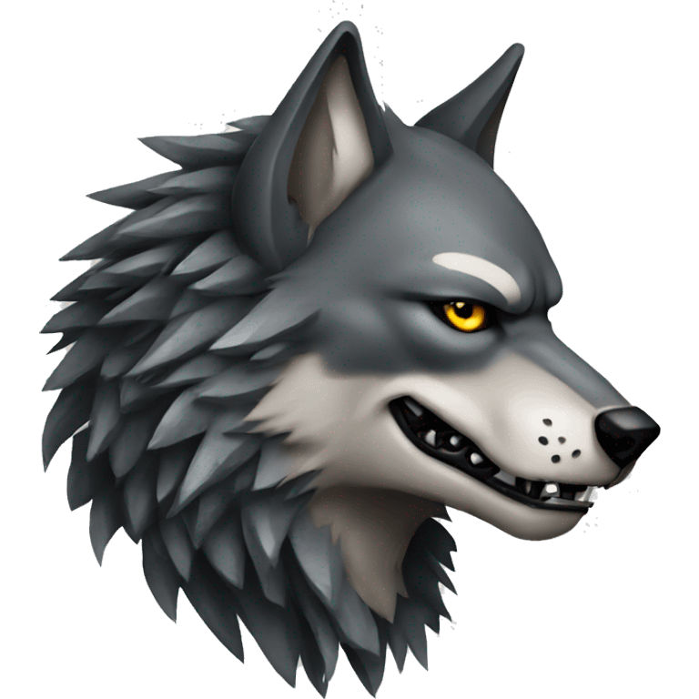 Wolf terminator art emoji