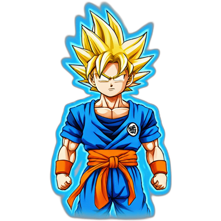 Goku super sayan blue emoji