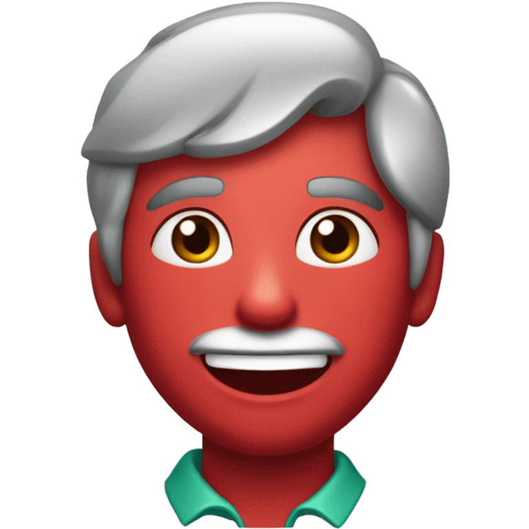 Una fresa bonita roja  emoji