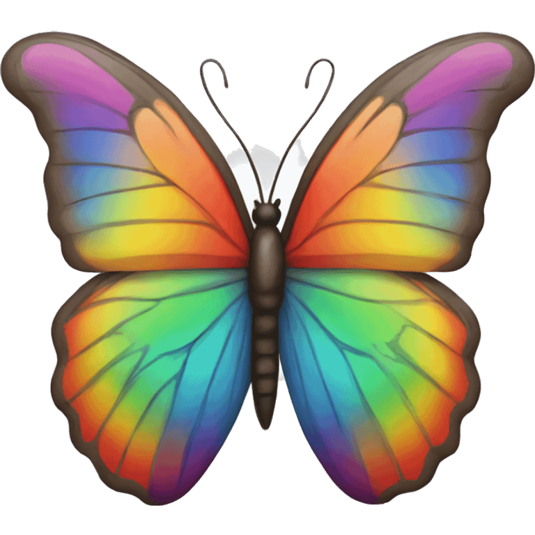 Butterfly rainbow  emoji