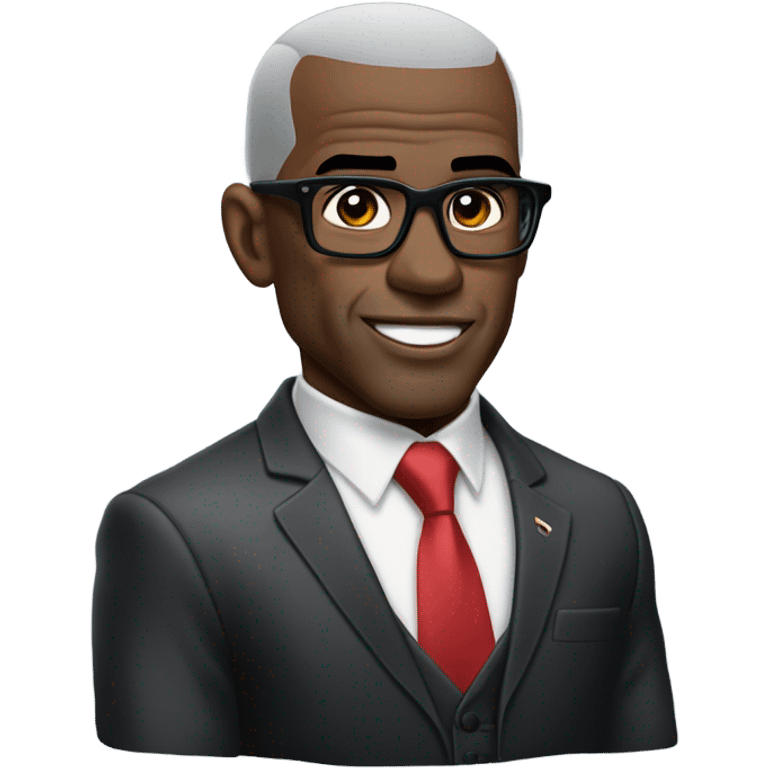 deon sanders with suit and glasses and buzz cut and small eyes over 50 emoji