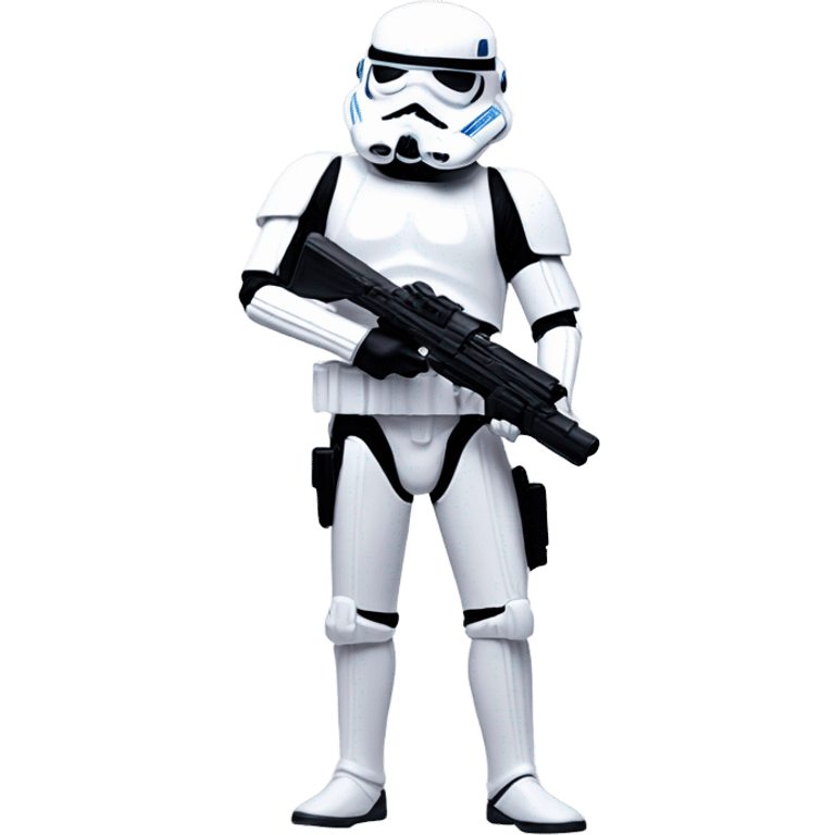 Storm trooper with blaster emoji