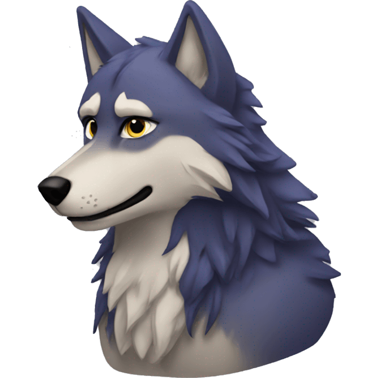 lone wolf twilight emoji