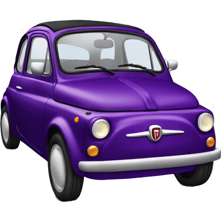 purple fiat 500 emoji