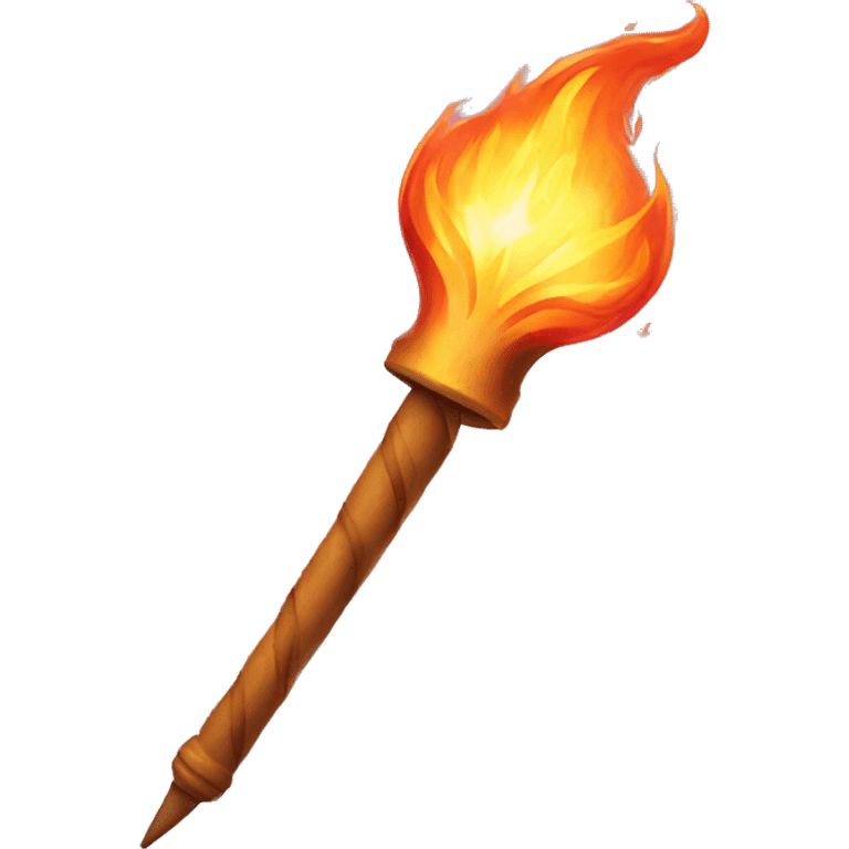 magic wand with fire emoji